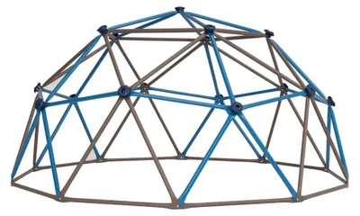 Produktbild von Lifetime Stahl Klettergerüst Geodome Klettergerüst Garten Braun/Blau Ø 274x137 cm