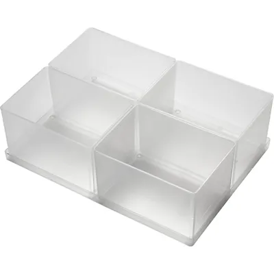 Produktbild von raaco Insert 80 4xBA7-1, Einschub, Assorter 80, Boxxser 80, CarryLite 80, Transparent, 220 mm, 160 mm, 69 mm