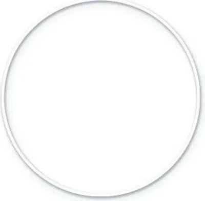 Zdjęcie produktu dla Koło / obręcz do łapacza snów biała 20cm
