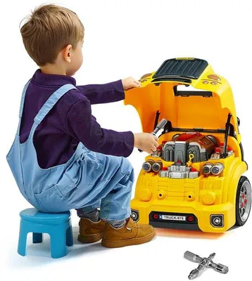 Produktbild von Interaktives Spielzeugmotor für Kinder mit abnehmbaren Teilen und Tonschaltungen