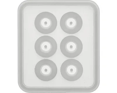 Produktbild von GLOREX Silikon-Form Kugel 12mm 6-teilig, Grau, Silikon, 1 Stück(e), 60 mm, 70 mm, 29 g