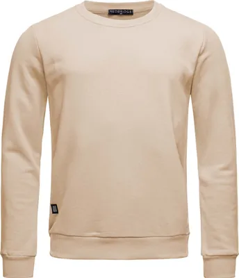 Produktbild von Red Bridge Herren Crewneck Sweatshirt Pullover Premium Basic Beige L