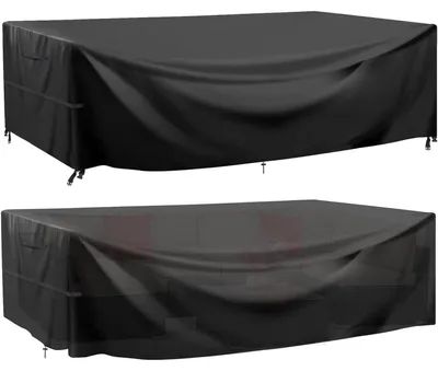 Productafbeelding van Beschermhoes voor tuinmeubels, 230x165x80 cm, waterdicht, winddicht, UV-bescherming, gemaakt van Oxford-stof