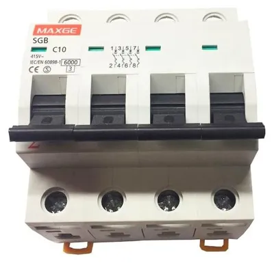 Produktbild von Automatischer Schalter 4P 25A: Schlüssel für elektrischen Schutz.