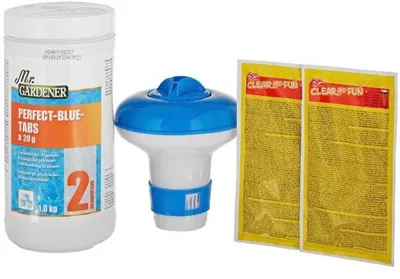 Produktbild von Mr. Gardener Starter Wasserpflege-Set Multi, auf Chlosbasis, 0600020MG