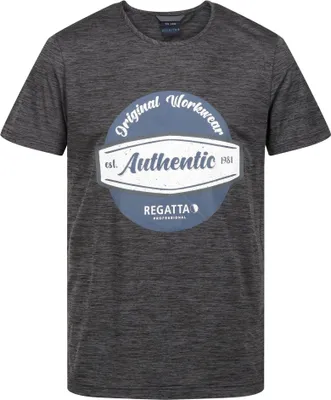 Produktbild von Regatta Professional - T-Shirt Feuchtigkeitsabweisend für Herren RG9178 (3XL) (Mittelgrau)