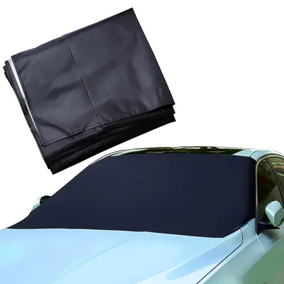 Zdjęcie produktu dla Osłona magnetyczna szyby kurtyna antyszronowa przeciwsłoneczna na szybę samochodową mata antyszronowa 210x125 cm