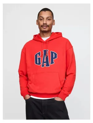 Produktbild von Herren-Sweatshirt GAP LOGO PULLOVER HOODIE 744728-02 TOMATENSAUCE Größe: XL