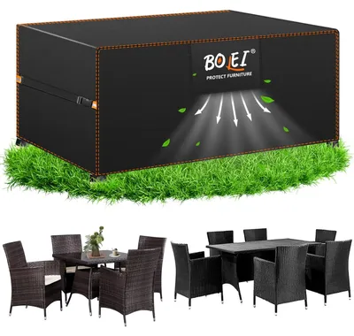Produktbild von Omgoods – Schutzhüllen für Gartenmöbel, 420D, wasserdicht mit Belüftung