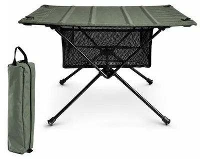 Imagen del producto de Omgoods: Mesa plegable para camping, ligera y portátil