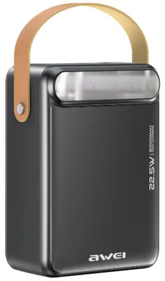 Image de AWEI PowerBank P102K 80 000 mAh 22,5 W PD 2xUSB-C 3xUSB-A noir