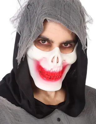 Produktbild von Atosa Halloween-pvc-maske Grau Grau One Size