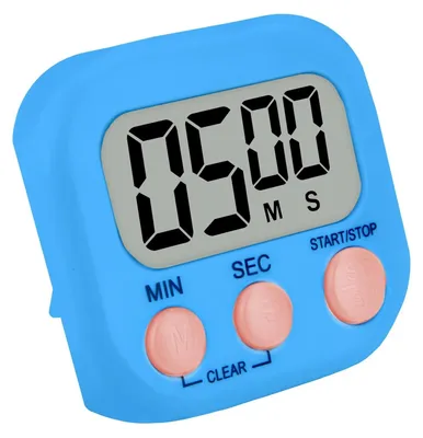 Zdjęcie produktu dla Minutnik stoper timer kuchenny cyfrowy LCD z magnesem na lodówkę elektroniczny niebieski