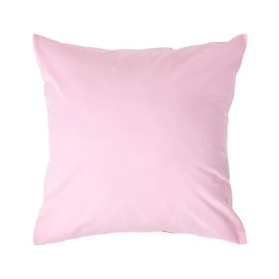 Image de HOMESCAPES Taie d'oreiller densité 200 rose, 40 x 40 cm