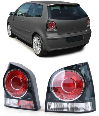 Produktbild von Rückleuchten Links + Rechts in Schwarz für VW Polo 9N3 ab 2005-2009