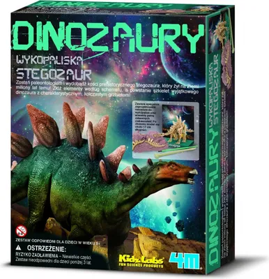 Produktbild von Wissenschaftliches Set. Stegosaurus-Ausgrabung. – 4M