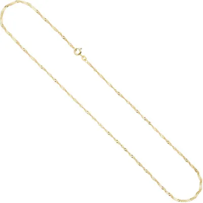 Produktbild von 1,8mm Singapurkette Kette Halskette 333 Gold Gelbgold 42cm Halsschmuck
