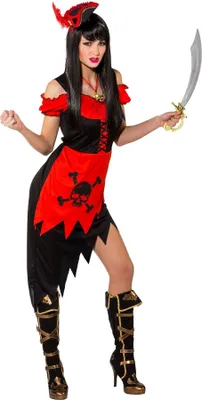 Produktbild von Piratin Kostüm Kleid Halloween Fasching Karneval Party Cosplay S/M