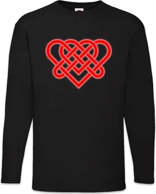 Produktbild von Urban Backwoods Celtic Knot Logo Sign XI, Langarm T-Shirt, Farbe: Schwarz, Größe: 3XL