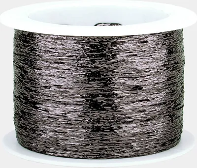 Produktbild von Woolly Hugs Glitzer,25 g/1000m, Beilaufgarn z. Mitstricken, (305 graphit)
