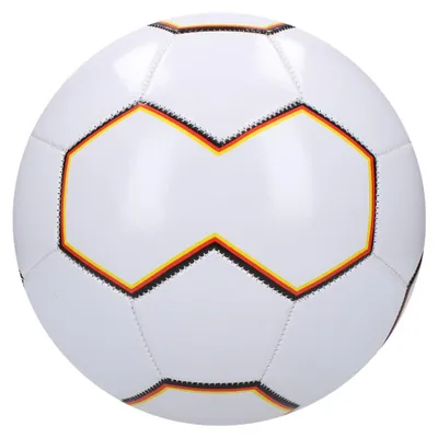 Produktbild von Fußball "Nations" - Fussball mit robuste 3-Lagen-Konstruktion - ideal für Training Indoor & Outdoor - Ball in Größe 5 für Kinder & Erwachsene - Weiß
