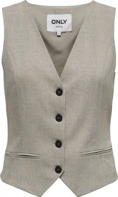 Image de Uniquement ONLLINDA S/L MEL FIT WAISTCOAT TLR Fungi/MELANGE 34