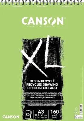 Imagen del producto de Bloc de dibujo y estudio "XL RECYCLED" de CANSON, formato DIN A3