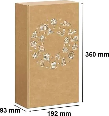 Obrázek produktu pro Prémiová přepravka na 2 láhve vína SIMPLY 360 x 192 x 93 mm