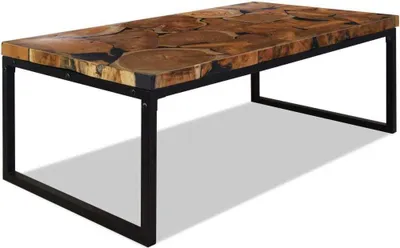 Produktbild von Couchtisch Teak Harz 110x60x40 cm