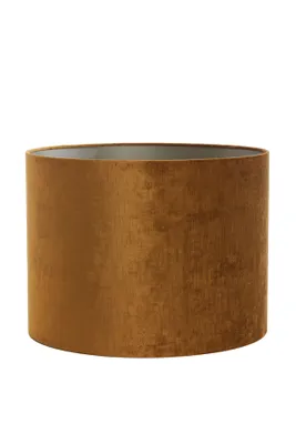 Productafbeelding van Light & Living - Lampenkap Cilinder, edelsteenlook - Goud - Ø50x38cm - Stoffen kap voor E27