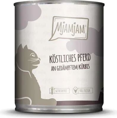 Immagine prodotto di Mjamjam delizioso cavallo con zucca al vapore 800 g x 6