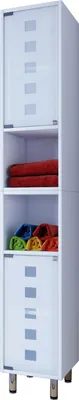 Produktbild von VCM Hochschrank "Darola" 1,80 x 30 x 30 cm, Badmöbel, weiß
