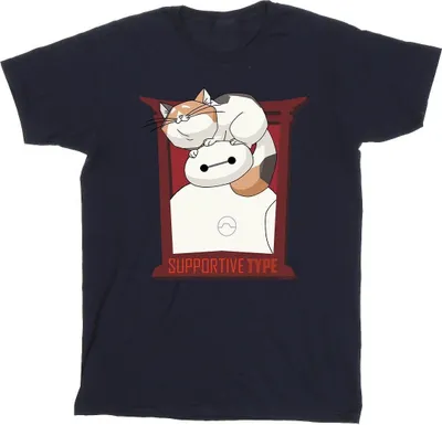 Produktbild von Disney - "Big Hero 6 Support" T-Shirt für Herren BI49352 (L) (Marineblau)