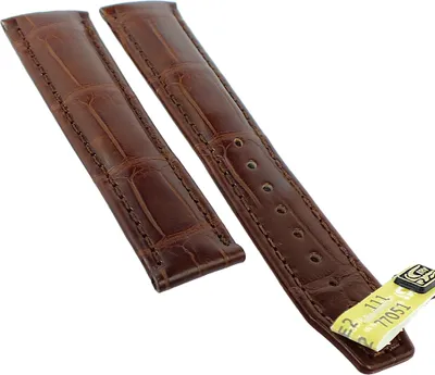 Produktbild von Maurice Lacroix Masterpiece Uhrenarmband 20mm XL Leder braun 33166