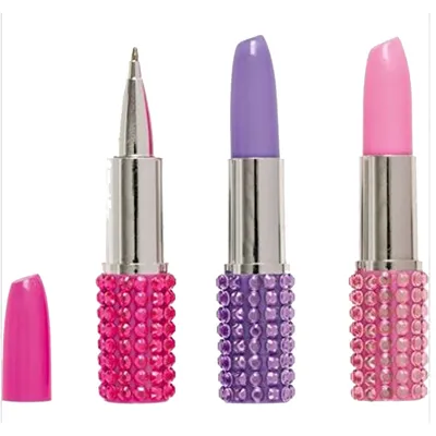 Produktbild von Kugelschreiber Lipstick farbig sortiert