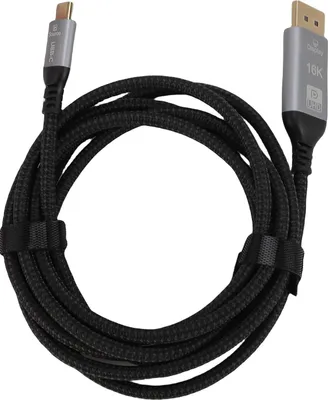Produktbild von USB-C-auf-DisplayPort-Kabel, 2 m, unterstützt 16K 60 Hz, 8K 120 Hz, 4K 240 Hz, 40 Gbit/s, unidirektionales Typ 2.1-Kabel