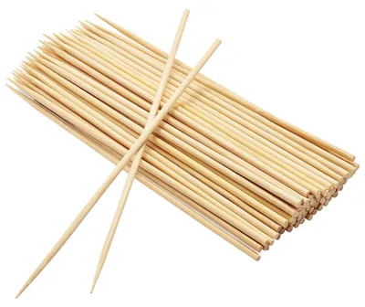 Image de EXNIMA, brochettes en bois, disponibles en paquets de 100, 200, 500 et 1200 pièces. Brochettes en bambou, brochettes pour barbecue, brochettes en bois pour barbecue, buffets, fruits, feux de camp et travaux manuels. Tailles disponibles : 10, 15, 20 ou 25 cm.