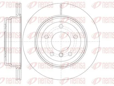 Produktbild von 2x REMSA Bremsscheibe 6977.10 hinten für BMW 3 Touring (E91) 3 Limousine (E90)