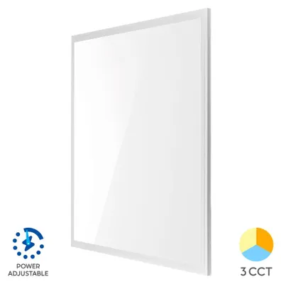 Image de Panneau LED Braytron 62 x 62, 40 W, blanc chaud, blanc neutre, blanc froid, 3CCT, 3 800 lm, blanc, IP20