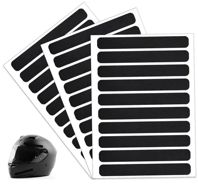 Productafbeelding van Reflecterende sticker Reflecterende tape Reflectorstickers - 30 stuks - 8 x 1 cm - Zwart