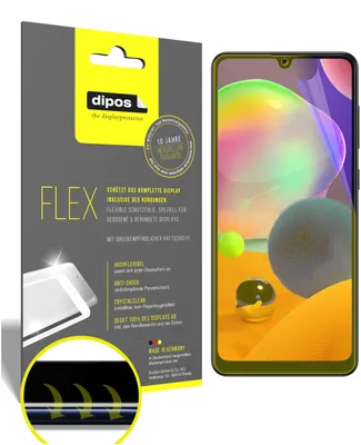 Produktbild von 2x Schutzfolie für Samsung Galaxy A31 Folie, 100% Displayabdeckung, dipos Flex