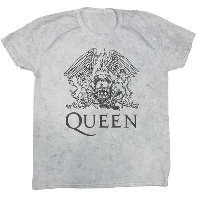 Produktbild von Queen | Offizielles Band T-Shirt | Wappen (Dip-Dye), XX-Large, Weiß