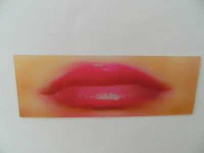 Produktbild von 1x 3D Lesezeichen Mund, 15x5 cm, Wackelbild Wackelkarte Buchzeichen Bookmark Bücher Buch