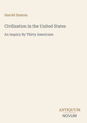 Produktbild von Civilization in the United States