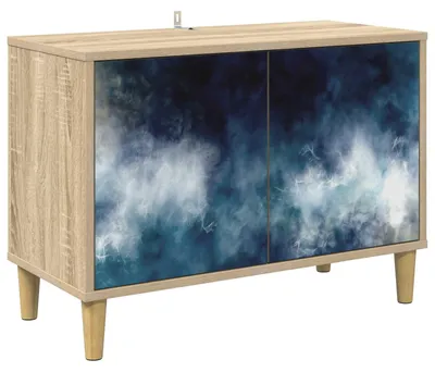 Obrázok produktu pre vidaXL TV skrinka RAALTE, 69 x 33 x 50 cm, drevotrieska, Imitácia Sonoma