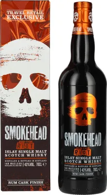 Produktbild von Smokehead RUM RIOT Islay Single Malt Scotch Whisky 43% Vol. 0,7l in Geschenkbox