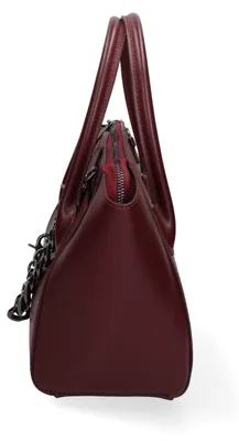 Produktbild von Damenhandtasche, leer, Bordeaux, John Richmond, mit abnehmbarem Schultergurt