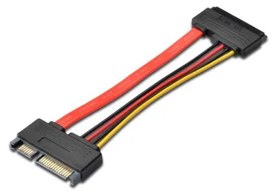 Image de PREMIUMCORD câble SATA + rallonge d'alimentation vers le disque dur, 15 cm (kfsa-22)