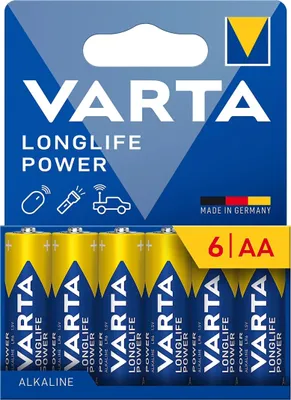 Immagine prodotto di VARTA Longlife Power 6 batterie alcaline AA LR06 1,5V