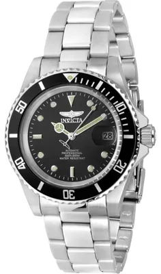 Obrázek produktu pro Invicta Pro Diver 8926OB Pánské Hodinky - Automatické Hnutí - Nerezová Ocel s Černým Ciferníkem - 40 mm